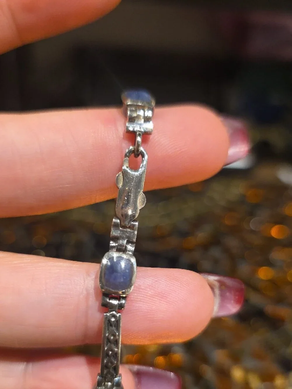 Sterling Heart-Link Bracelet in Silver